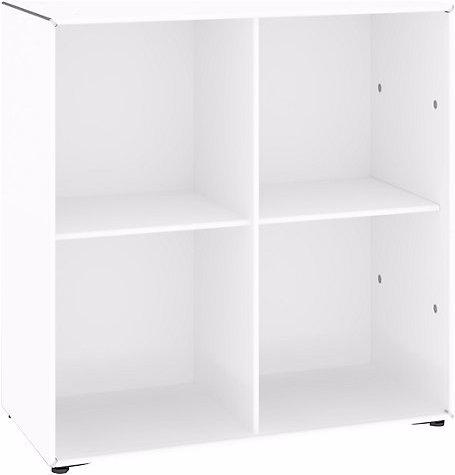 Actual product image Mauser Open shelf unit, 2 x 2 compartments, pure white.