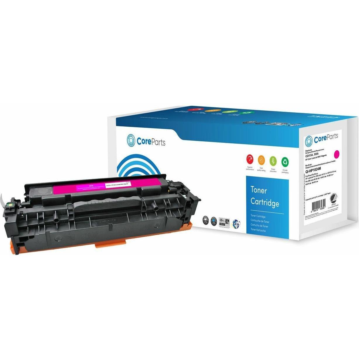 CoreParts, Toner, QI-HP1024M Tonerkartusche (e) Kompatibel (M)