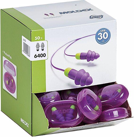 Actual product image Moldex Reusable ear plugs, Rockets®, SNR = 30 dB, pack of 50 pairs. (50x)