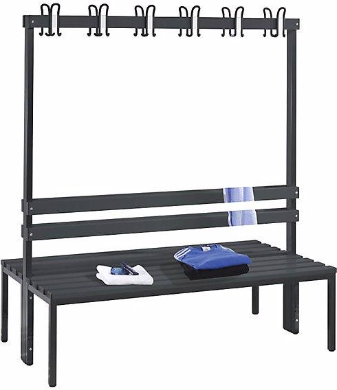 Produktbild C+P Garderobenbank BASIC, doppelseitig (150 cm, 165 cm)