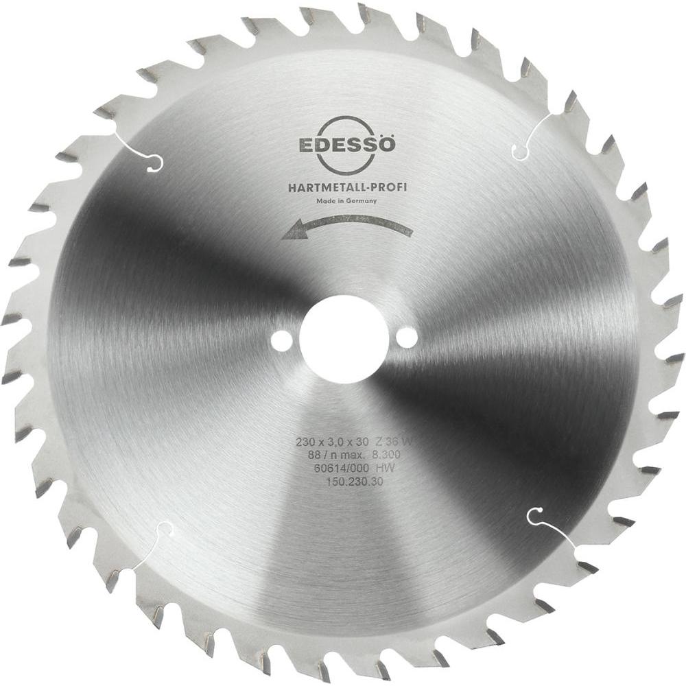 Magni, Sägeblatt, EDESSOE TOOLS AND MORE GMBH & CO.KG. 15023030 Kreissägeblatt HM W 36Z. D.230mm B.3mm EDESSÖ Bohrung