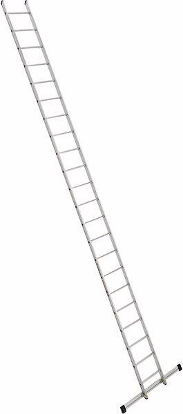 Euroline Scala a pioli da appoggio, larghezza 410 mm, 22 pioli con traversa. (Scala singola, 630 cm)