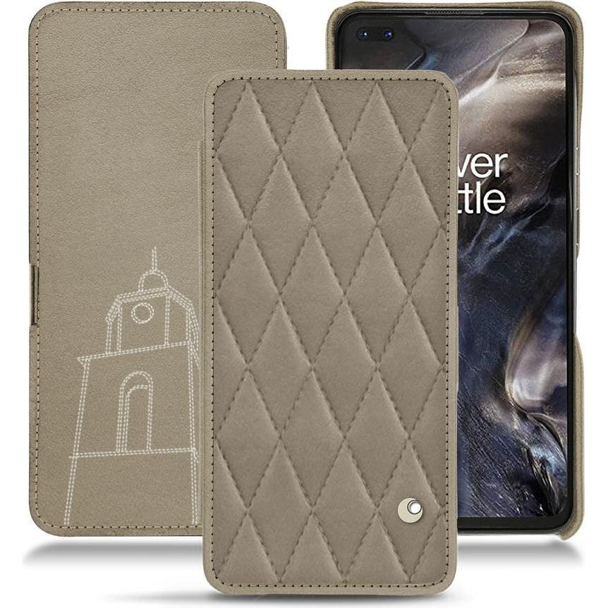 Noreve Lederschutzhülle horizontal (OnePlus Nord), Smartphone Hülle, Beige