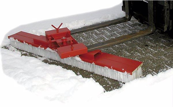 Actual product image eurokraft pro Forklift sweeper, adjustable, width 1500 mm.