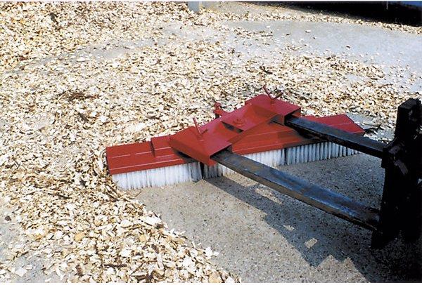 Actual product image eurokraft pro Forklift sweeper, adjustable, width 1500 mm.