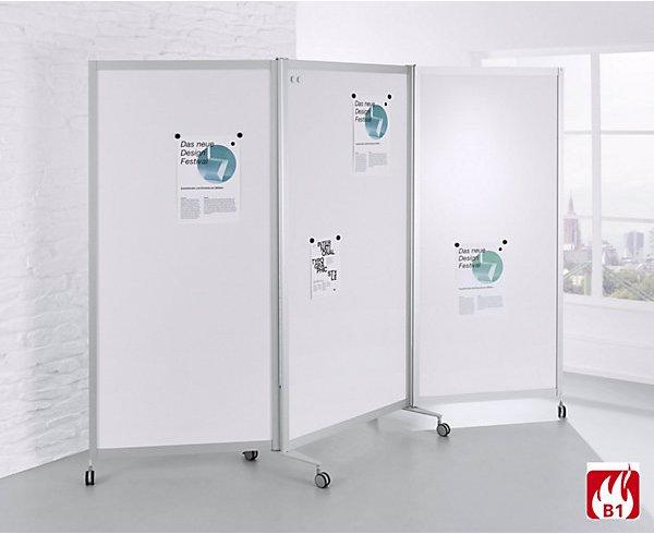 Produktbild BST Systeme Mobile Faltstellwand, schwer entflammbar (280 x 190 cm)