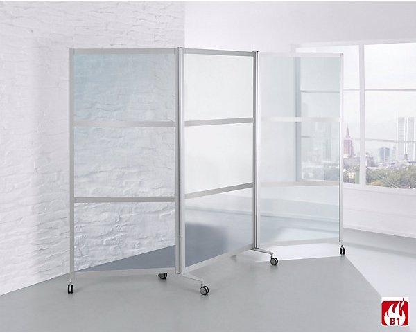 Produktbild BST Systeme Mobile Faltstellwand, schwer entflammbar (280 x 190 cm)