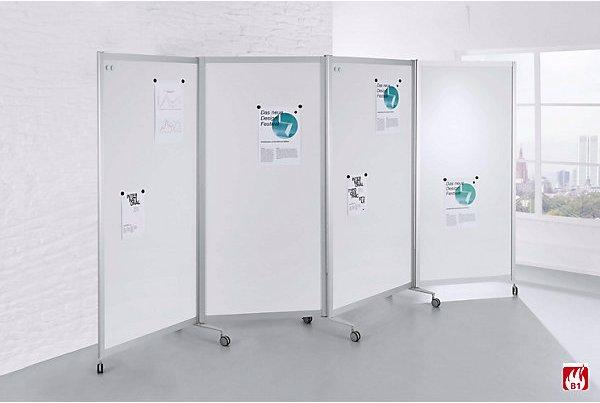 Produktbild BST Systeme Mobile Faltstellwand, schwer entflammbar (370 x 190 cm)