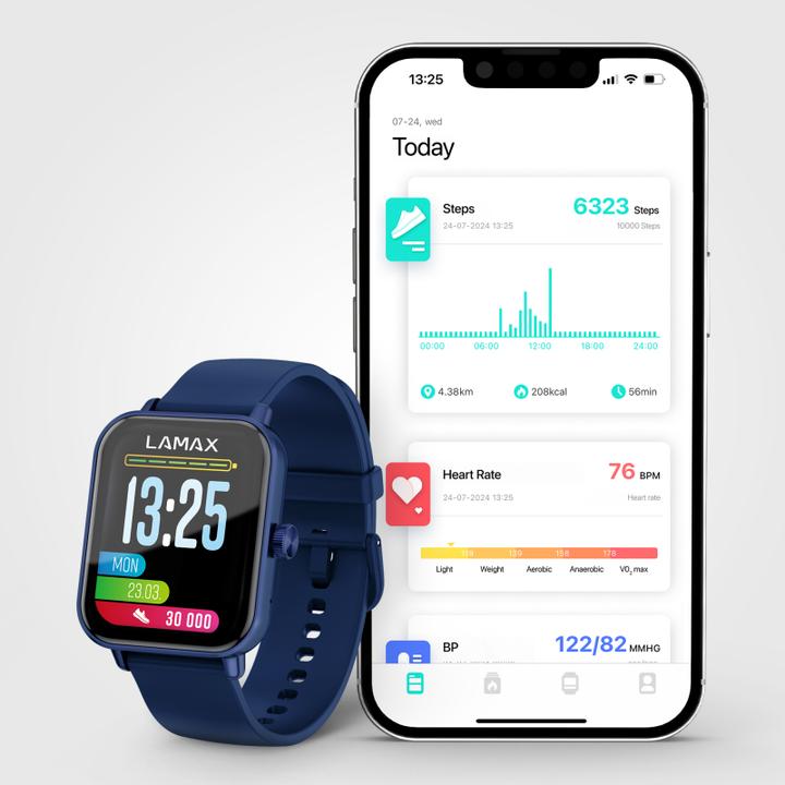 Image du produit Lamax - BCool 2 Play - blue children's smart watch + strap