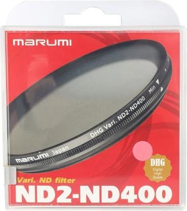 Produktbild Marumi ND2-ND400-Serie Variabel DHG (62 mm, ND- / Graufilter, 4 mm)