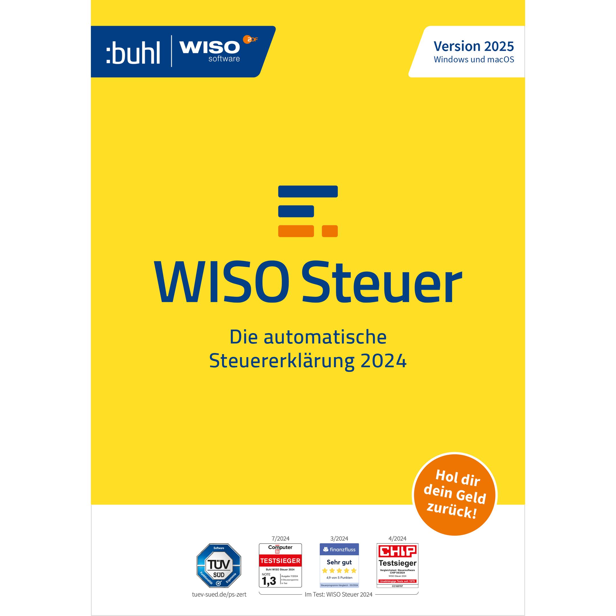 Buhl Data Service WISO Steuer 2025 Download Code für Windows & Mac OS