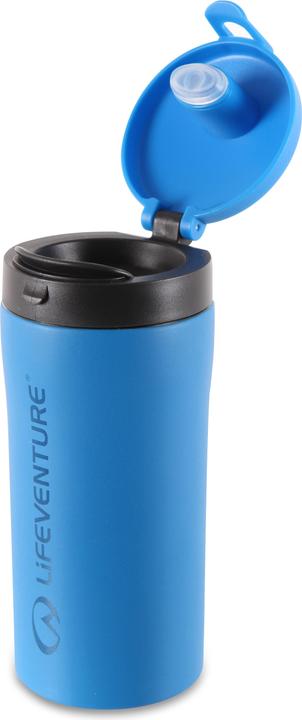 Actual product image Lifeventure Flip-Top Thermal Mug, Matt Blue (0.30 l)