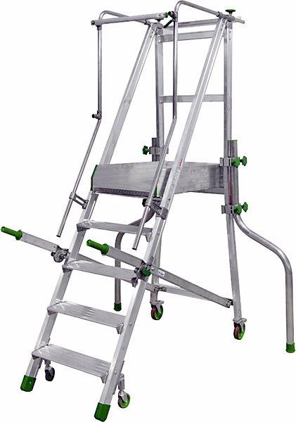 Produktbild Facal Mobile Alu-Podesttreppe (Plattformleiter)