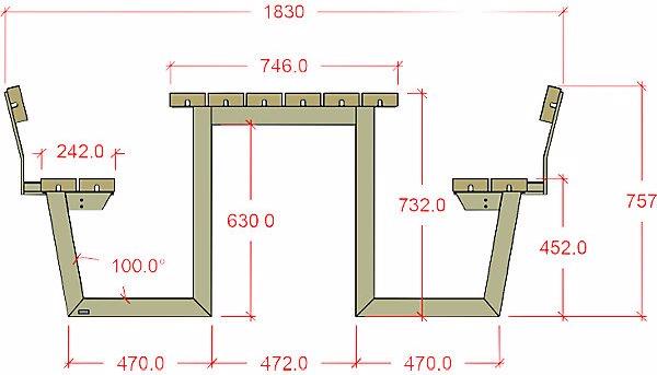 Produktbild Plus Garten Gruppensitzbank für 6 Personen (177 cm)