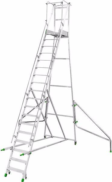 Produktbild Facal Mobile Alu-Podesttreppe (Plattformleiter)