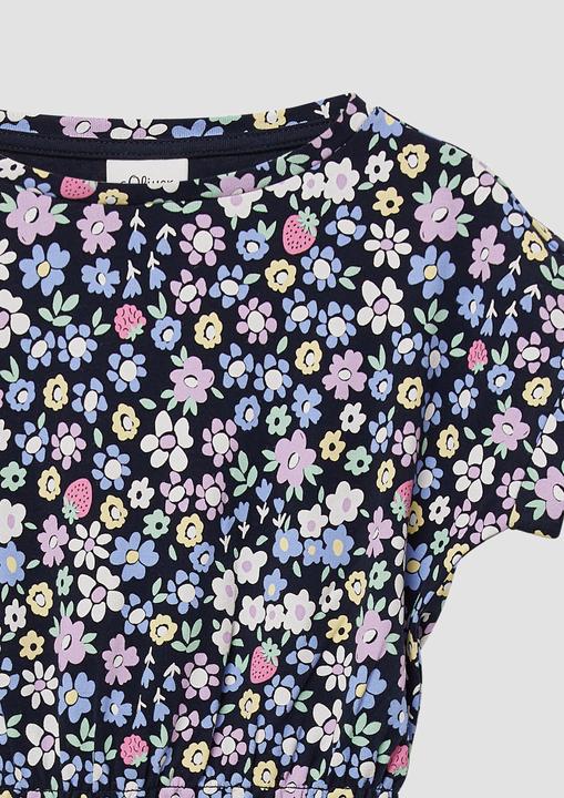 Immagine prodotto S.Oliver Kleid Kurzes Kleid mit All-over-Print und Raffung (92)