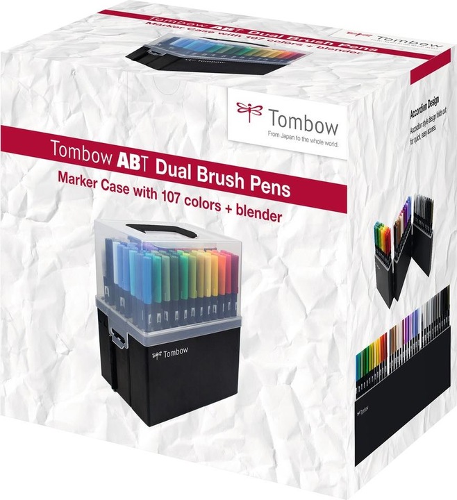 Actual product image Tombow Double-fibre pens (Multicoloured, 107 x)
