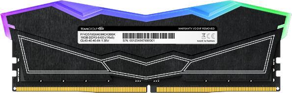 Actual product image Team Group D532GB 6600-34 Delta RGB bk K2 TEM (2 x 16GB, 6600 MHz, DDR5 RAM, DIMM)