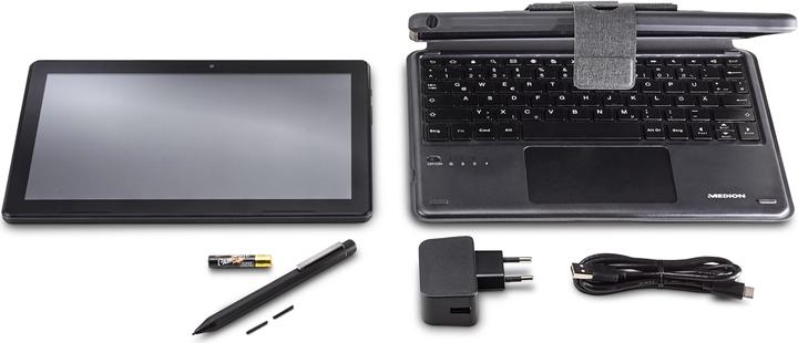 Produktbild Medion 2in1 Lifetab Education E10912 (4G, 10", 64 GB, Anthrazit)