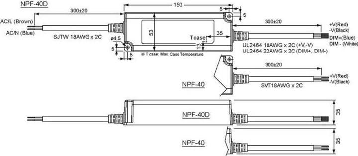 Produktbild MeanWell LEDTreiber LEDTrafo
