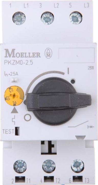 Actual product image Eaton Motor protection switch PKZM0 1,6 - 2,5A