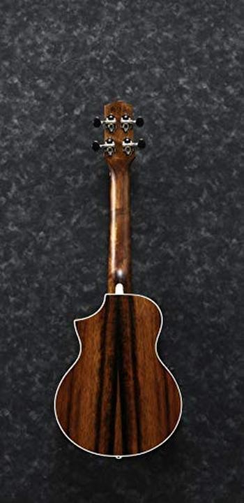 Actual product image Ibanez Concert Ukulele with Dark Brown Open Pore Finish (Concert)