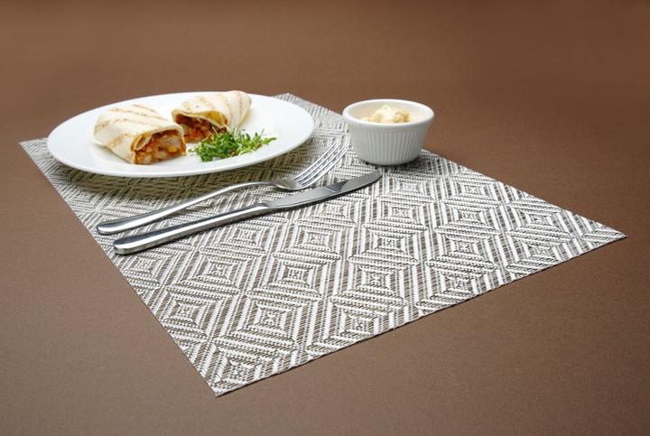 Actual product image Hendi Placemat, geometric pattern, green, pcs.,mm (6 pcs., 30 x 45 cm)