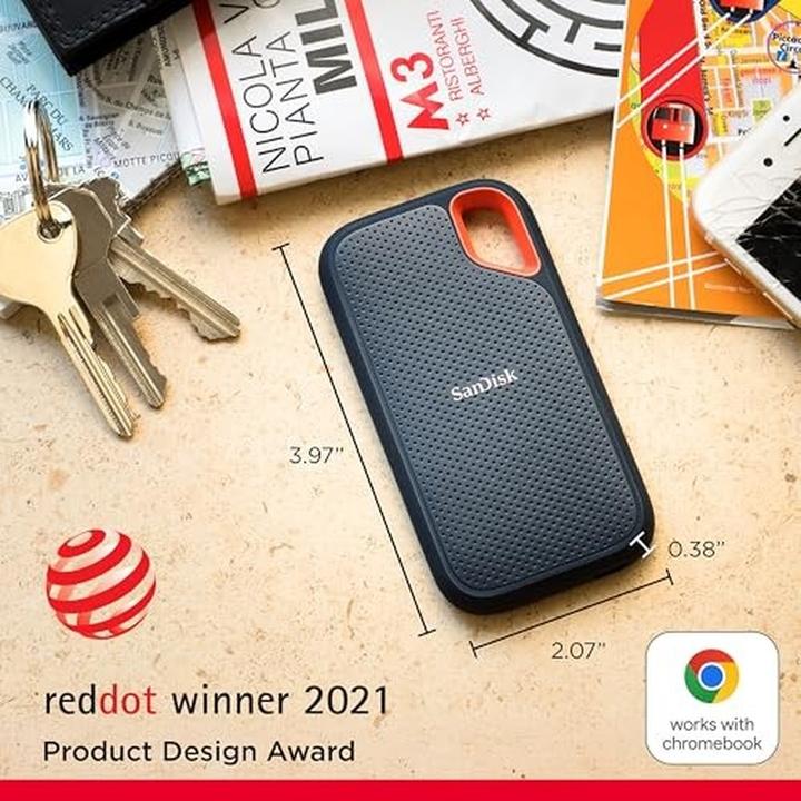 Actual product image SANDISK Extreme Portable SSD (1 TB)