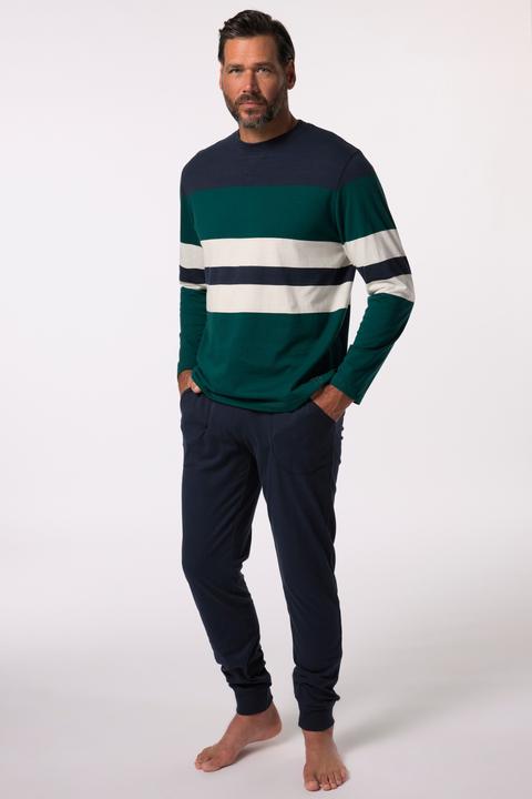 Produktbild JP1880 JP 1880 Schlafanzug, Zweiteiler, Streifen-Langarmshirt (5XL)