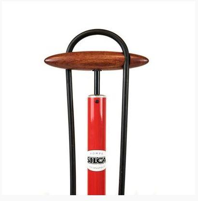 Actual product image Silca Pista Red floor pump