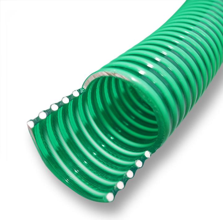 Actual product image Wiltec 5m pond hose spiral hose in 50mm (2") flexible suction hose
