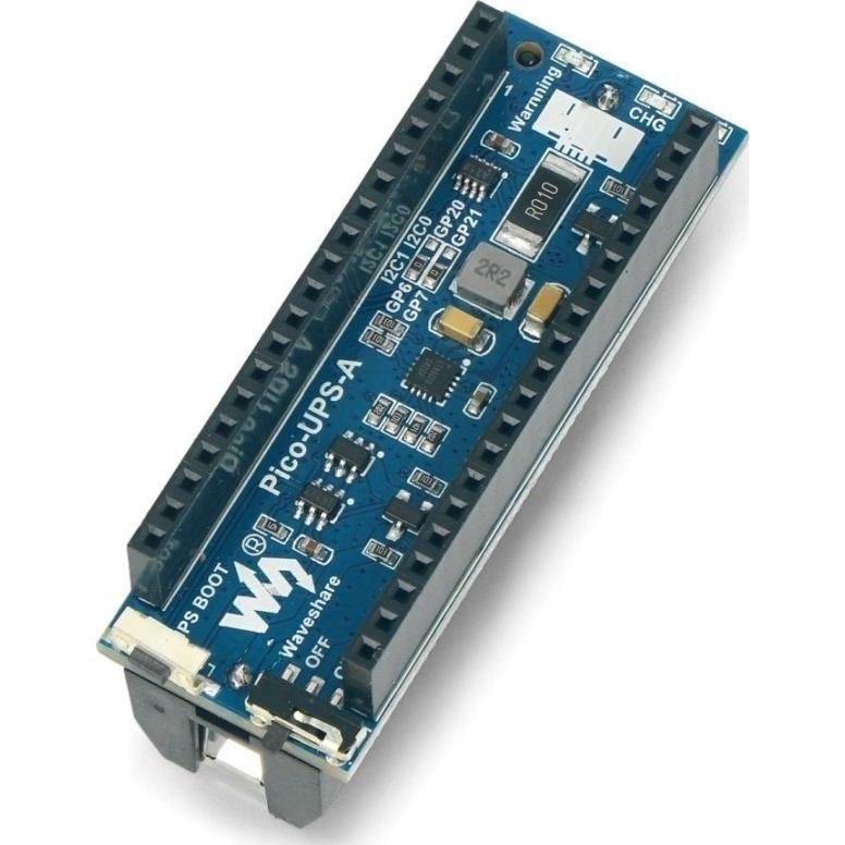 WaveShare, Accessori per illuminazione, Modulo UPS per Raspberry Pi Pico, Gruppo di continuità