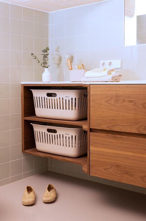 Image du produit Brabantia Wäschekorb Collect IT 2 x 40 l, Beige (40 l)