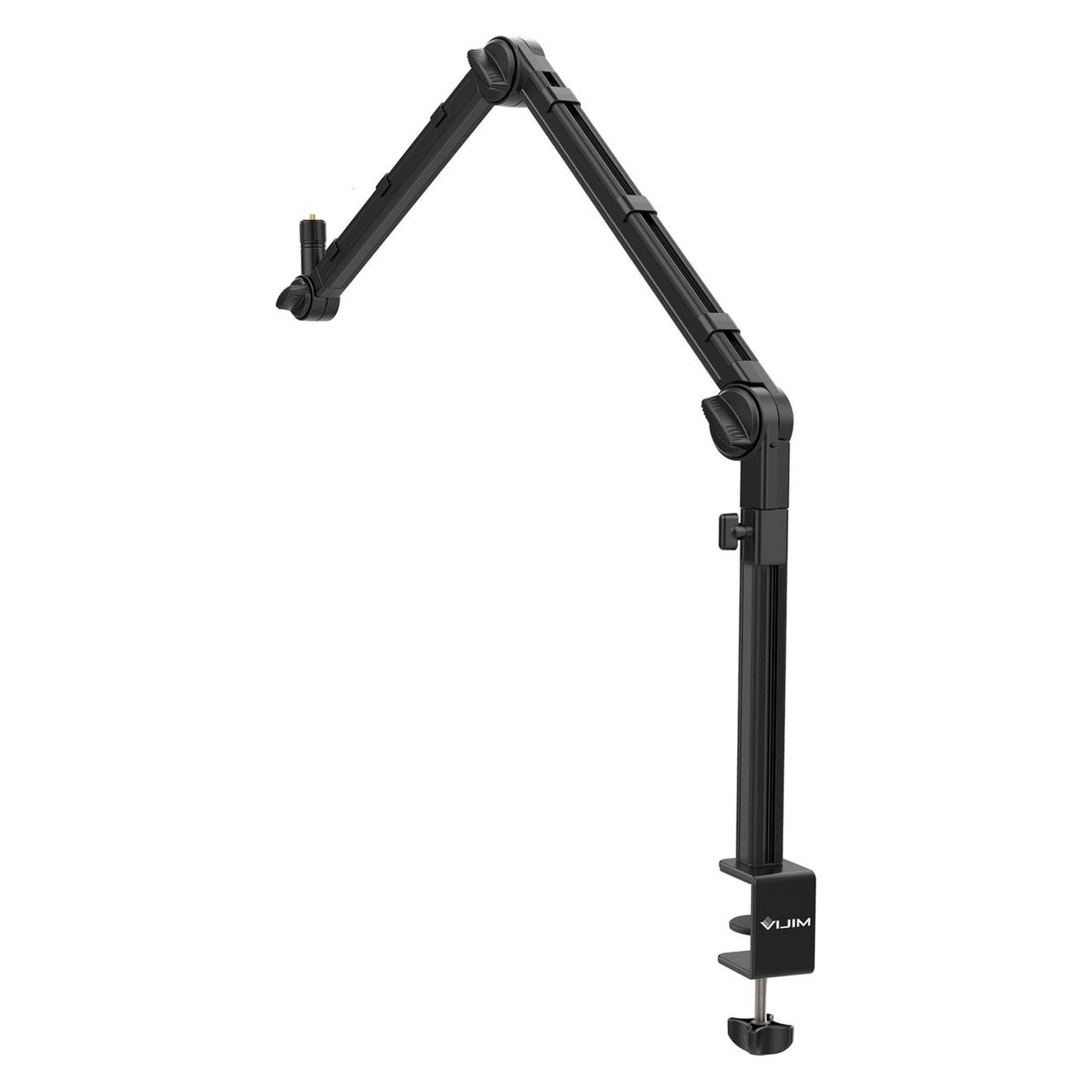 Vijim LS24 Microfoonarm 3 Delen - W/ Kabelgeleiding (Metall), Stativ, Schwarz