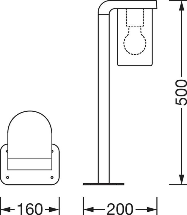 Image du produit Ledvance Endura Classic Cascade 50cm E27 Ambledv (E27, IP44)
