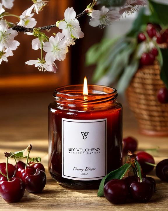 Produktbild By Velcheva Duftkerze - Cherry Blossom