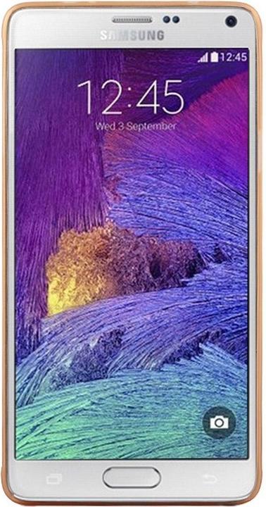 Produktbild König Design Schutzhülle Case Ultra Dünn 0,3mm für Handy Samsung Galaxy Note 4 SM N910 Orange (Samsung Galaxy Note 4)