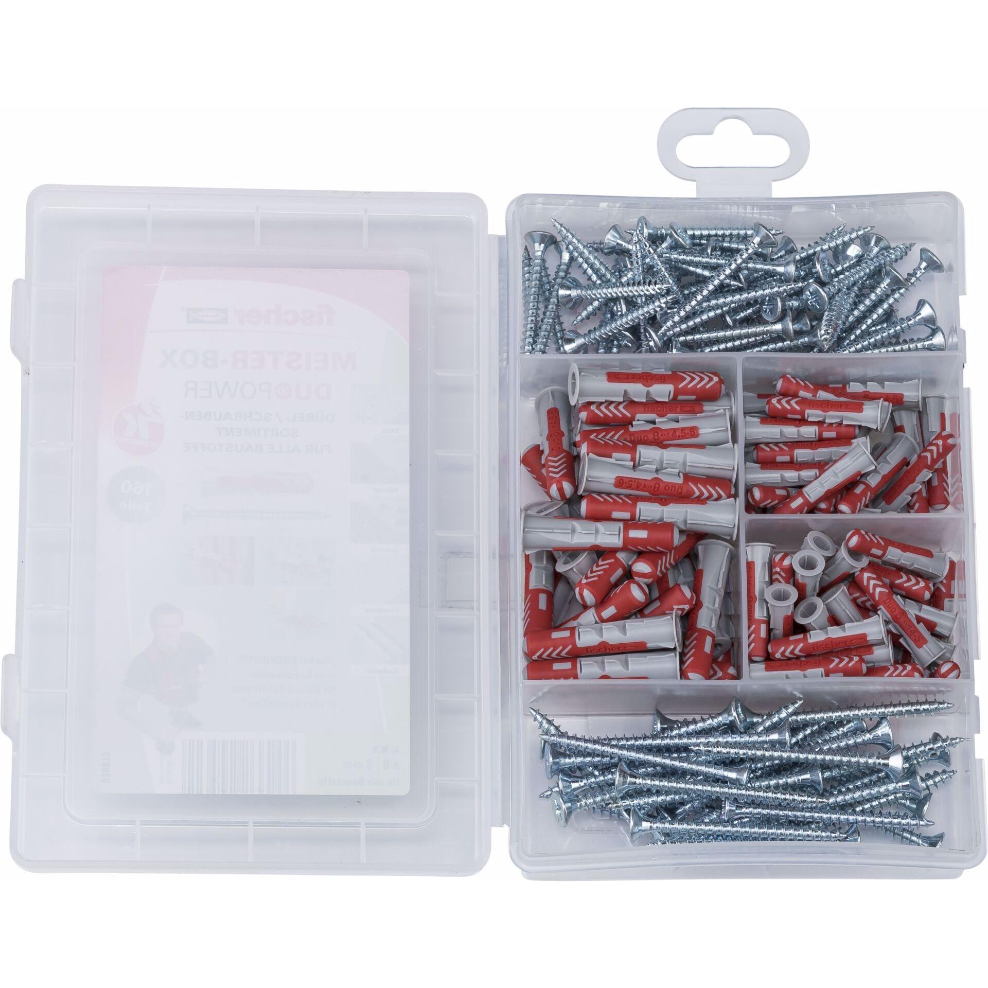 Thumbnail - Fischer, Dübel, Profibox DUOPOWER + H (40) NV (160 Stk.)