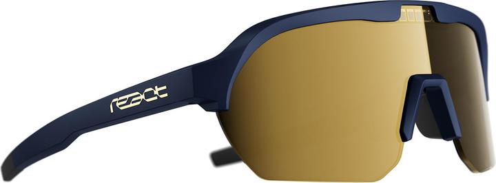 React optray orion Sonnenbrille (Orion, Blau mit goldener Verspiegelung)