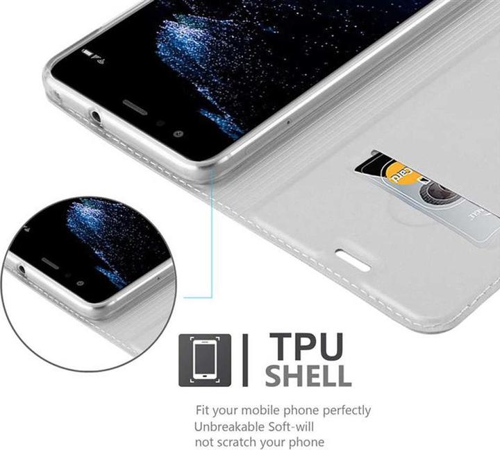 Actual product image Cadorabo Book Classy Style Cover (Huawei P10 Lite)
