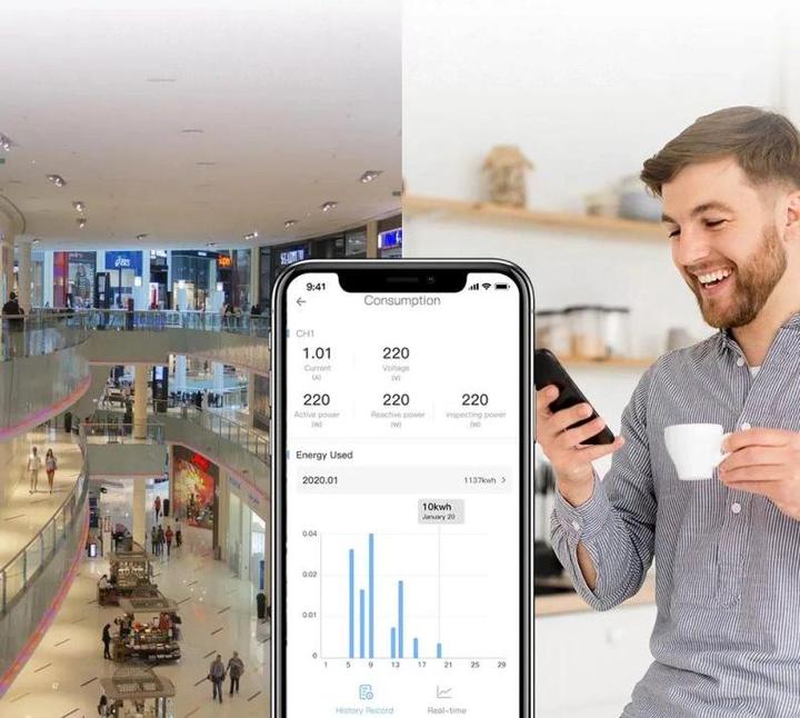 Produktbild Sonoff Datenlogger SPM-Main WiFi/LAN