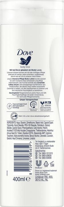 Actual product image Dove Intensive care (Body milk, 400 ml)