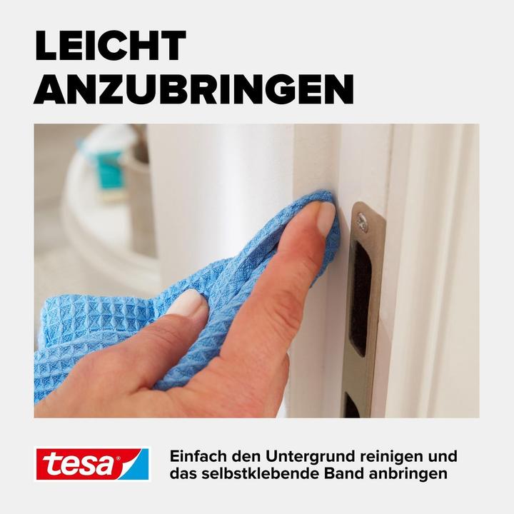 Actual product image tesa tesamoll CLASSIC E-profile window seal, rubber seal for insulation