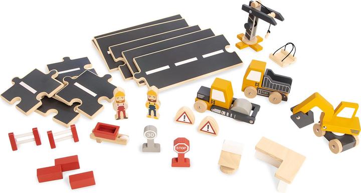 Image du produit Pinolino Univers de jeu "Chantier Gustav" avec accessoires