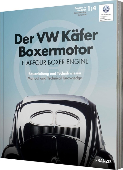 Actual product image Franzis Baubox VW Beetle 4-cylinder boxer engine