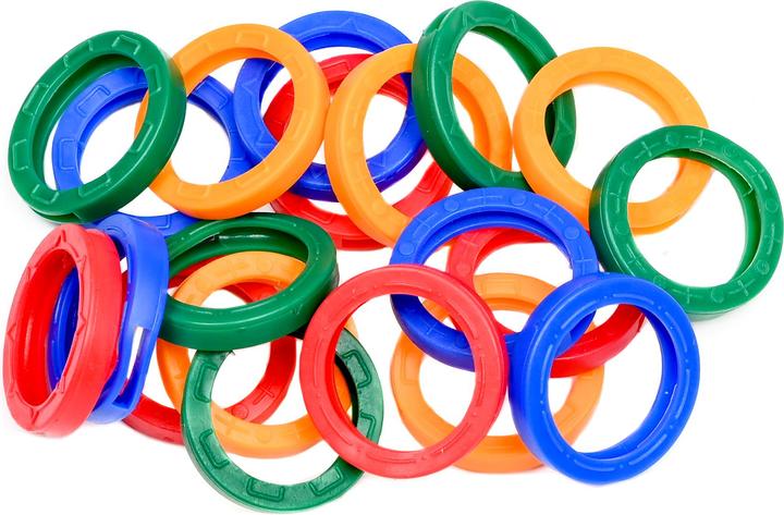 Image du produit Stahlex Anneaux porte-clés 20 pcs