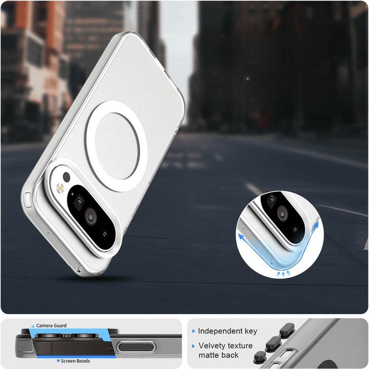 Image du produit Cover-Discount Google Pixel 10 Pro XL - Acryl-Handyhülle mit Magnet und Farbakzent (Google Pixel 10 Pro XL)