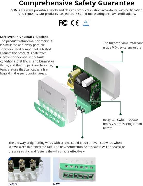 Actual product image Sonoff Minir4m (Switch actuator)