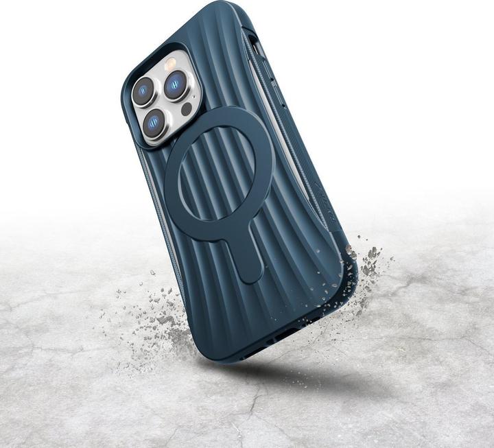 Actual product image X-Doria Raptic Clutch Case for iPhone 14 Pro with Blue MagSafe Cover (Apple iPhone 14 Pro)