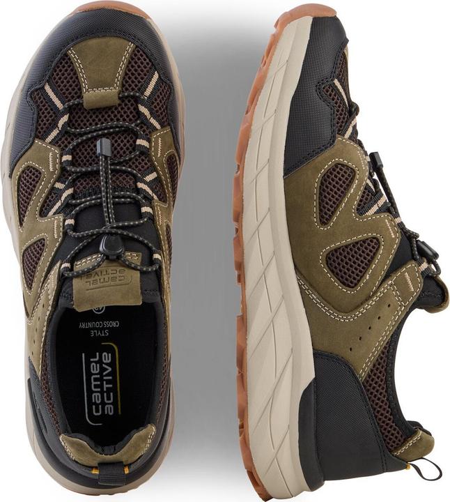 Image du produit Camel Active Sneaker crazy horse/textile OLIV/SCHWARZ (50)